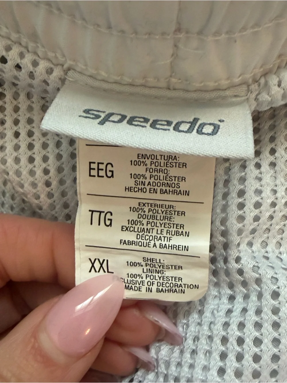 Speedo Floral Swim Trunks Black White XXL